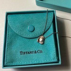 Tiffany & Co. Elsa Peretti Full Heart Sterling Silver Necklace
